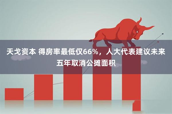 天戈资本 得房率最低仅66%，人大代表建议未来五年取消公摊面积