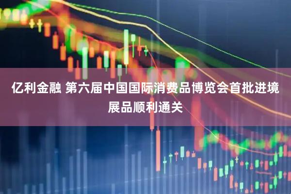 亿利金融 第六届中国国际消费品博览会首批进境展品顺利通关